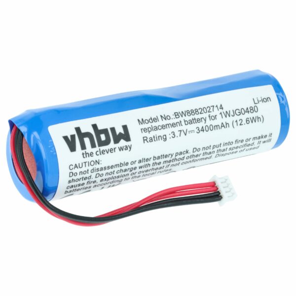 Bateria de Substituição para Comando de Drone DJI 3400mAh 3.7V vhbw