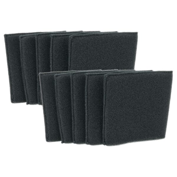 10x Filtros de Espuma vhbw para Aspirador Einhell 2351134