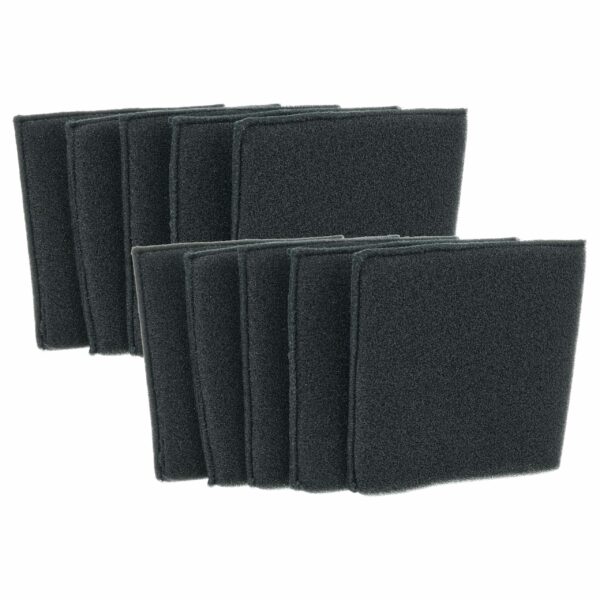 10x Filtros de Espuma vhbw para Aspirador Einhell 2351134