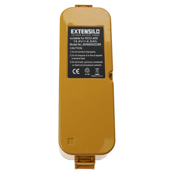 Bateria EXTENSILO 4500mAh 14.4V NiMH para iRobot, Ambrogio e Sichler