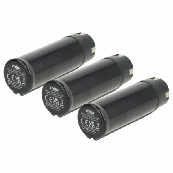 3x Bateria vhbw AP4001 para Ryobi - 1500 mAh, 4 V, Li-Ion