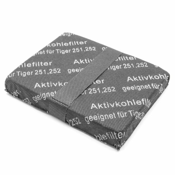 Filtro de Carvão Ativado para Aspirador Vorwerk Tiger 250, 251, 252, 260 vhbw