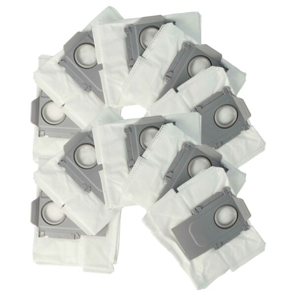 10x Sacos de Pó para Estação de Sucção Roborock Q7 - Conjunto Completo