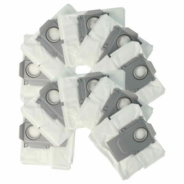 10x Sacos de Pó para Estação de Sucção Roborock Q7 - Conjunto Completo