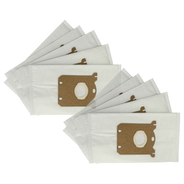 10x Sacos para Aspirador vhbw microfibra / cartão para AEG e Philips