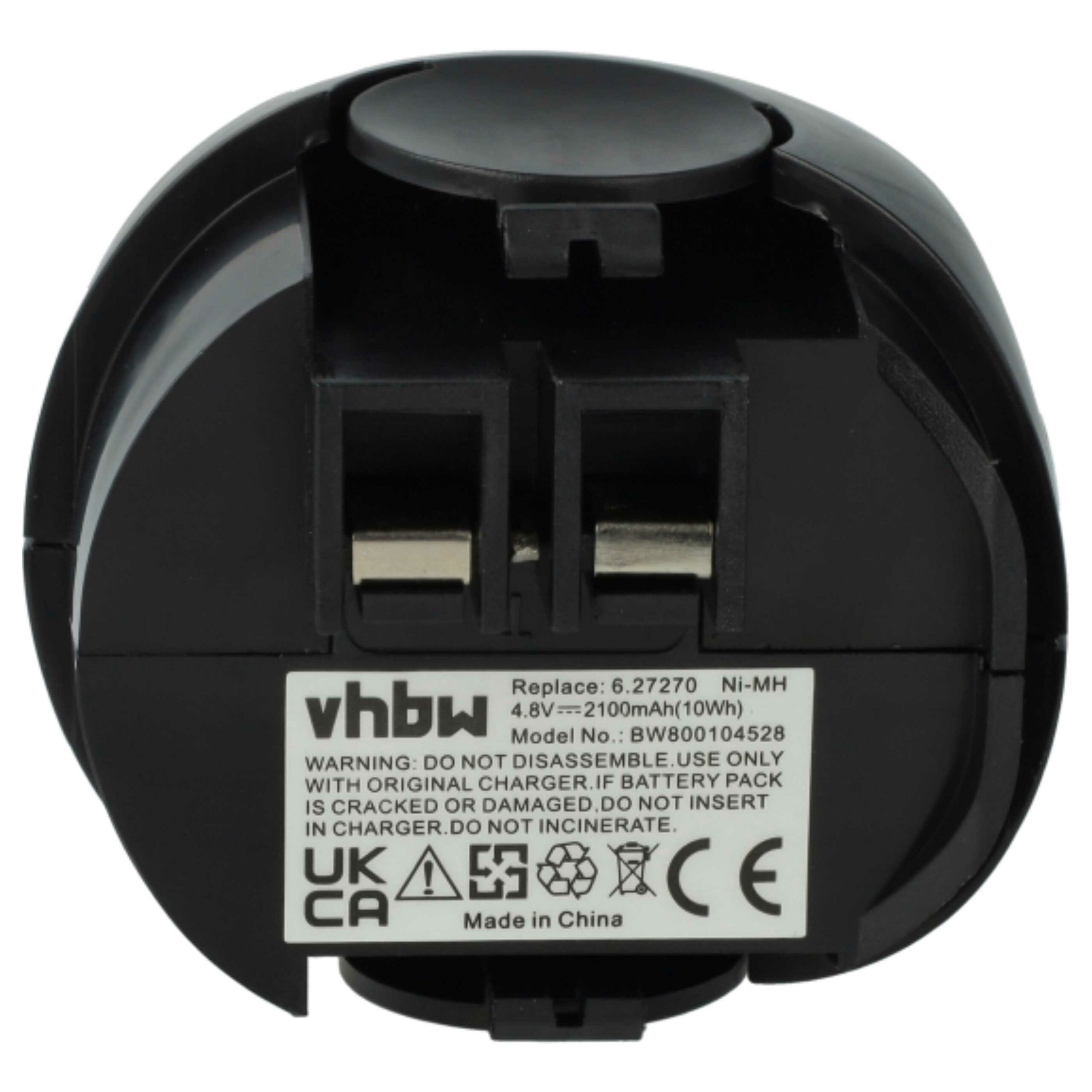 Bateria vhbw 4.8V 2100mAh NiMH para Ferramentas Eléctricas Würth/Metabo (Pack 3x) - Image 3
