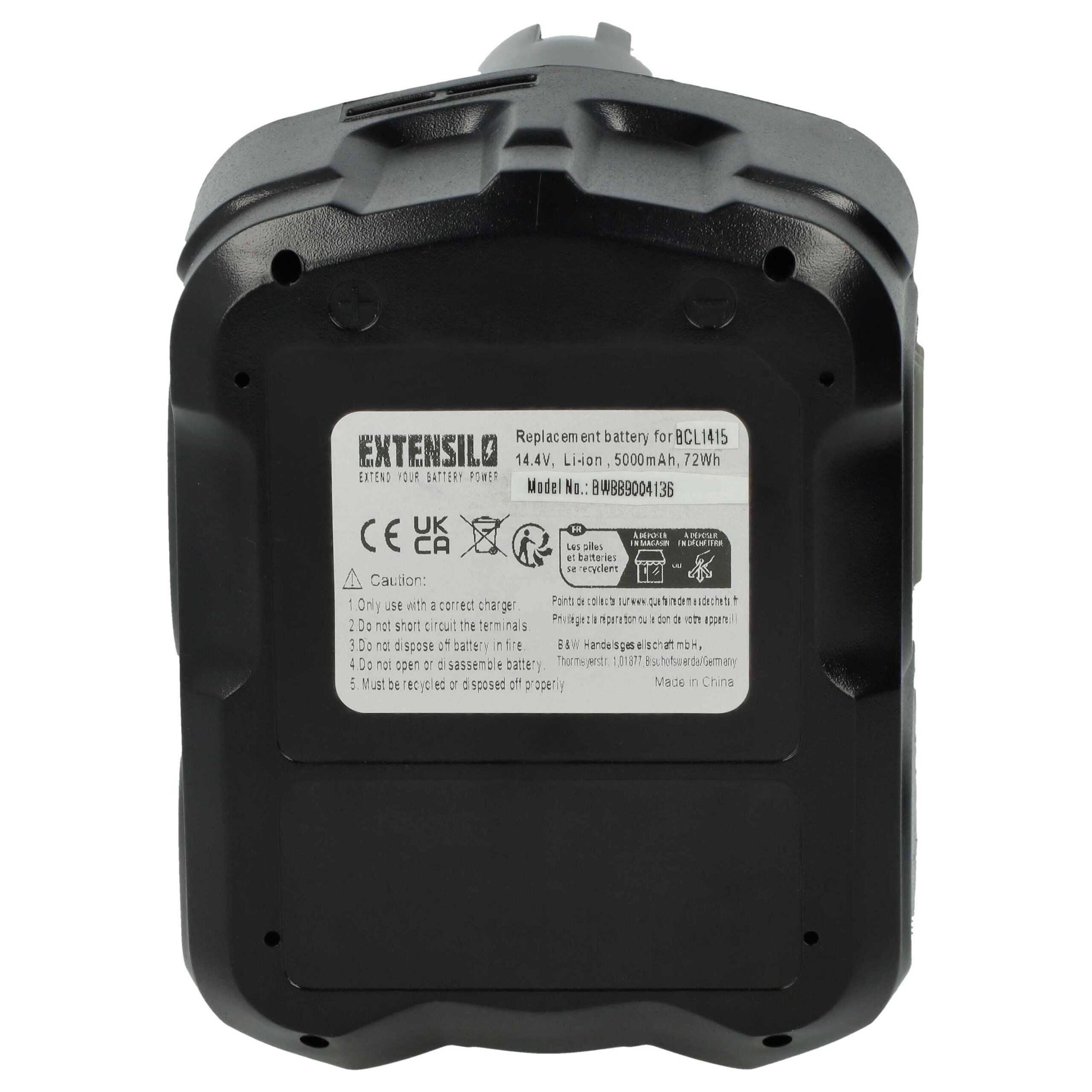 Bateria vhbw para Hitachi EBL1430, BCL1430, BCL1415 - 5000 mAh, 14.4 V, Li-Ion - Image 3