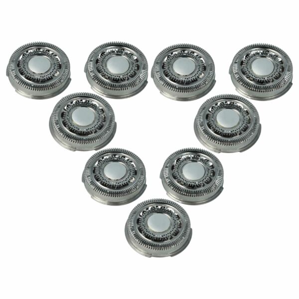 9 Cabeças de Corte para Philips S7520, S9000, S9031, S9111, S9161, S9711 - Prateado