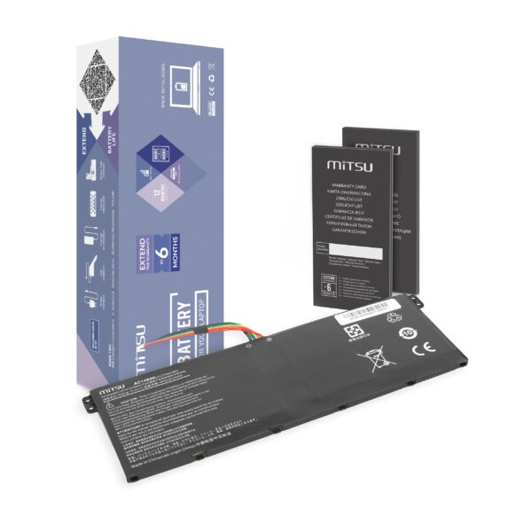 Bateria Mitsu para Acer Aspire E3-111, V5-122, AC14B8K