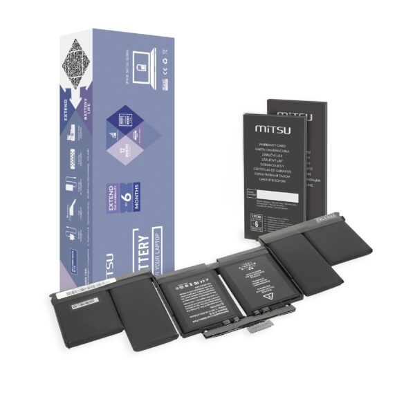 Bateria Mitsu para Apple MacBook Pro A1398 15" - A1618 (2015)