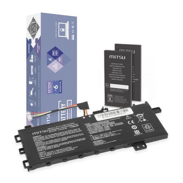 Bateria Mitsu para Portátil Asus VivoBook 15 Series (A512, R512, X512) - 7.6V 4150mAh