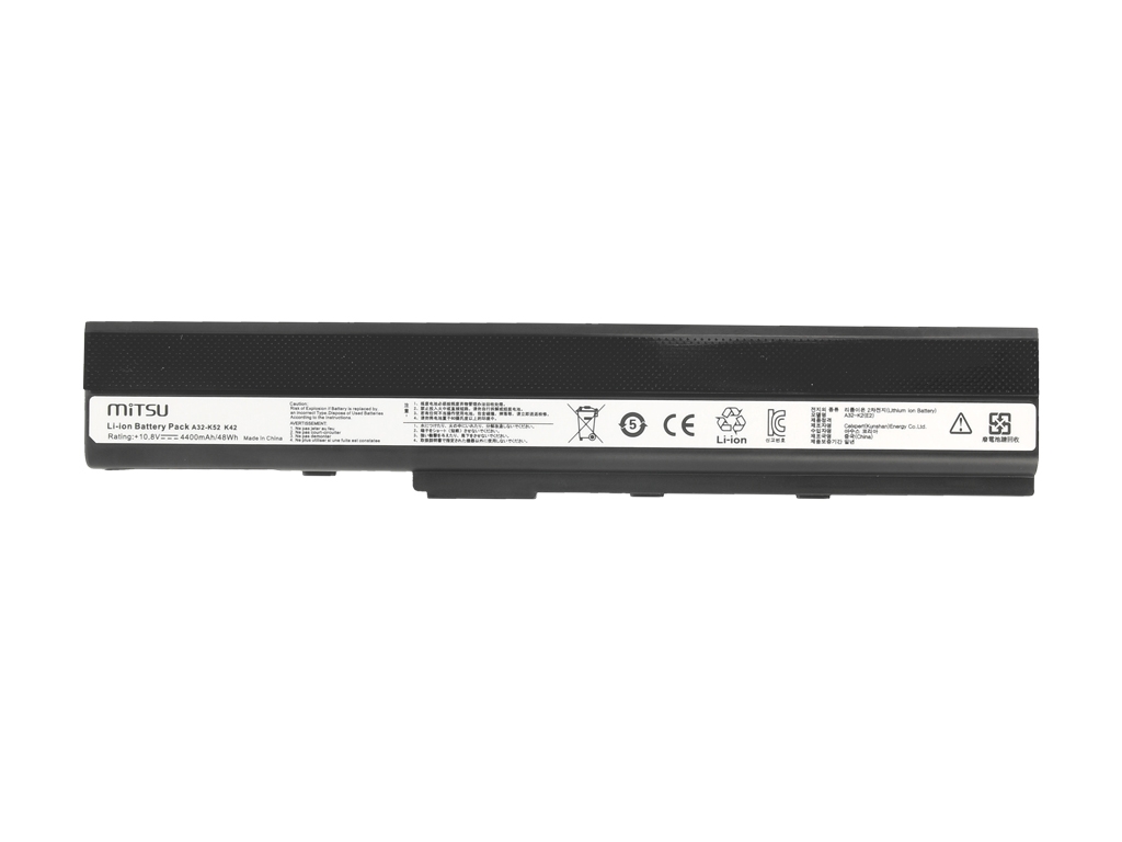 Bateria Mitsu 10.8V (11.1V) 4400mAh para Portátil Asus A52, K52 Series e Mais - Image 4