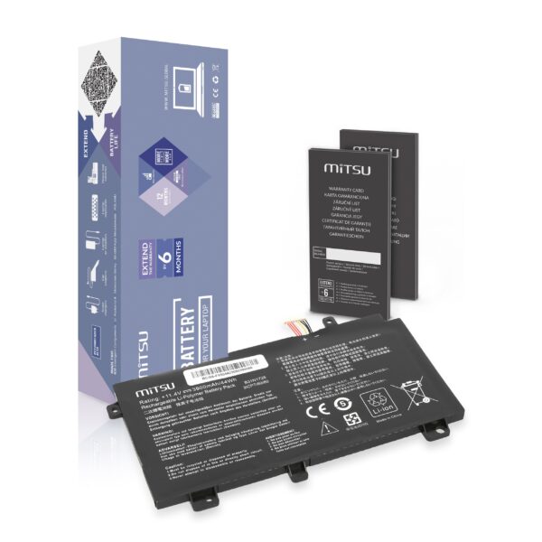 Bateria Mitsu para Asus TUF Gaming FX504, FX505, FX80G