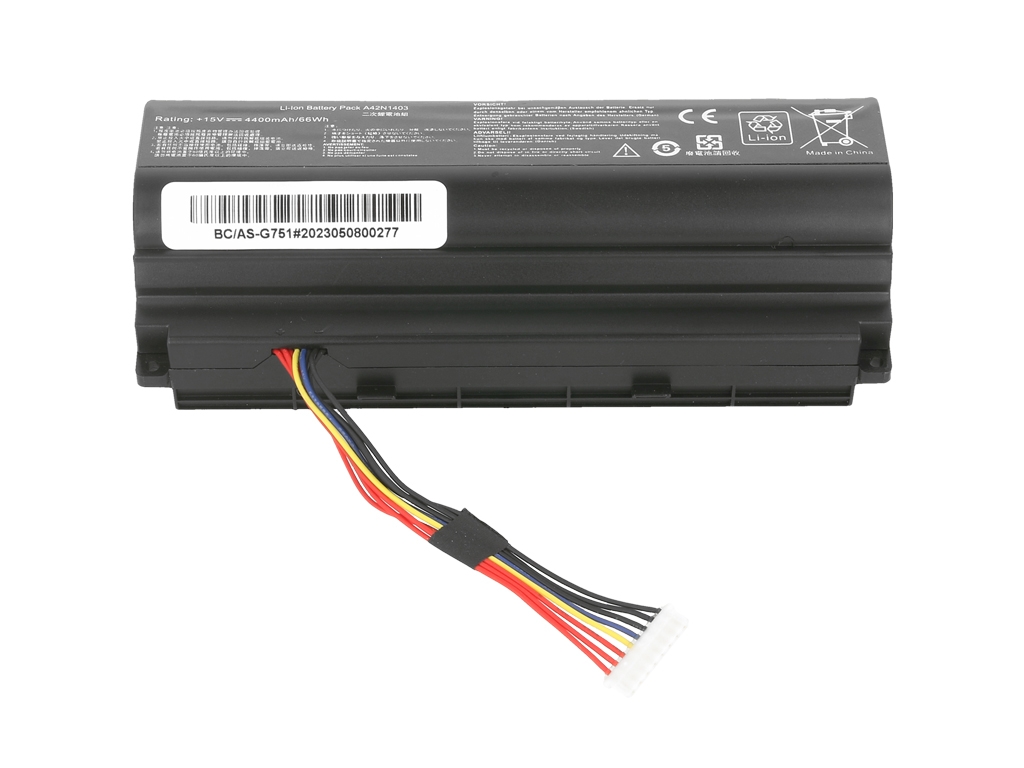 Bateria Mitsu de Alta Capacidade para Portátil Asus ROG G751 e GFX71 Series - Image 2