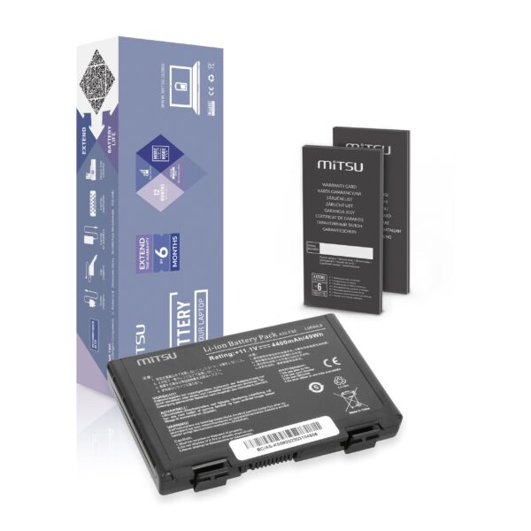 Bateria Mitsu para Asus F82, K40, K50, K60, K70