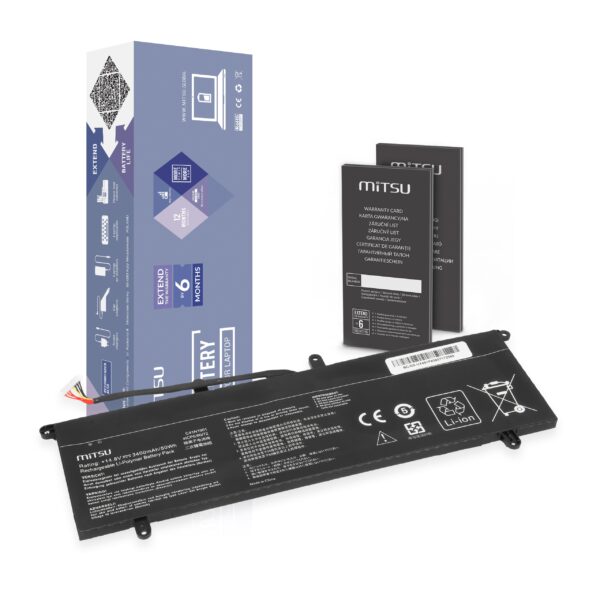 Bateria Mitsu para Asus Zenbook Duo UX481F, UX481FA, UX481FL