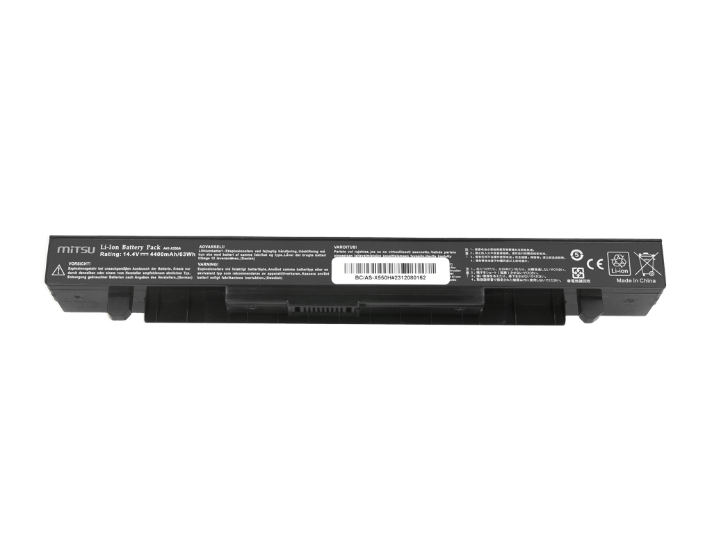Bateria Mitsu 14.4V (14.8V) 4400mAh para Portáteis Asus X550, A450, F450, K550 Series - Image 2
