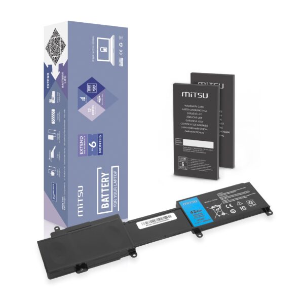 Bateria Mitsu para Portátil Dell Inspiron 14Z (5423) 15Z (5523) - Alta Capacidade