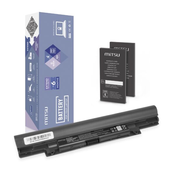 Bateria Mitsu para Portátil Dell Latitude 3340, 3350 - 11.1V 4400mAh (49Wh)