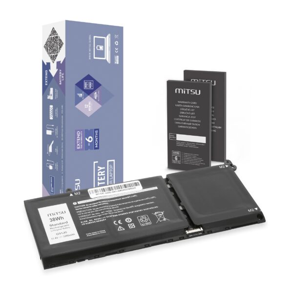 Bateria Mitsu para Dell Latitude 14 (3420), Inspiron 15 (3511) - G91J0