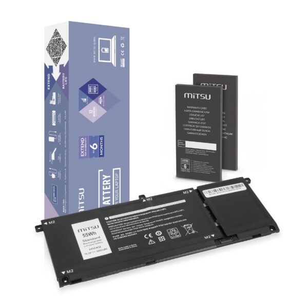 Bateria Mitsu para Dell Latitude 15 (3510), Inspiron 13 (7306) - 15.2V