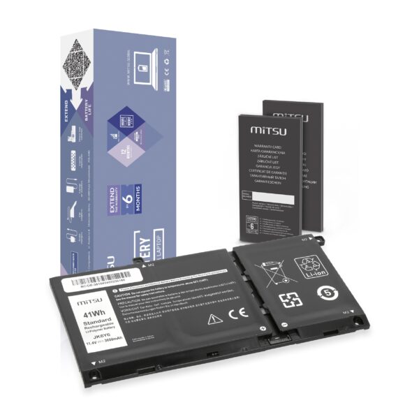 Bateria Mitsu para Dell Latitude 15 (3510), Vostro 14 (5402)