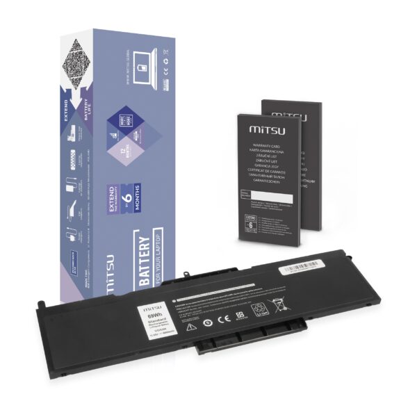 Bateria Mitsu para Dell Latitude 15 (5580), Precision 3520, 3530