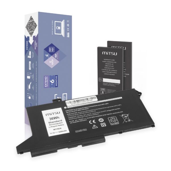Bateria Mitsu para Dell Latitude 5420, 5520, Precision 3560 - 11.1V (WY9DX)