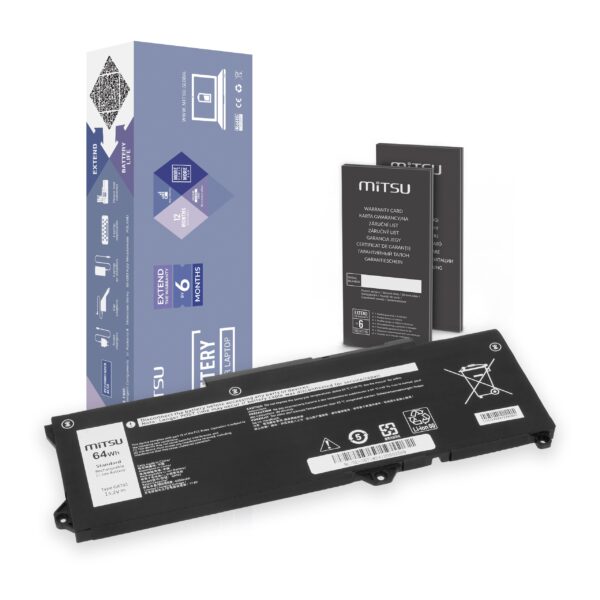 Bateria Mitsu para Dell Latitude 5421, 5521, Precision 3571, 3470