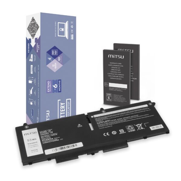 Bateria Mitsu para Dell Latitude 5330, 7330, Precision 15 3570 - FK0VR