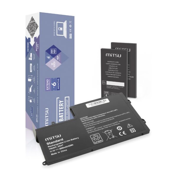 Bateria Mitsu para Dell Inspiron 15 (5542), 14 (5445), Latitude 3450, 3550, TRHFF
