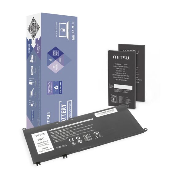 Bateria Mitsu para Dell Inspiron 15 (5587), 15 (7588)