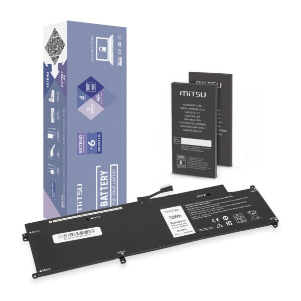 Bateria Mitsu para Dell Latitude 13 (7370), (E7370)