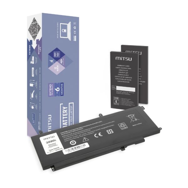 Bateria Mitsu para Dell Inspiron 15 (7547), 15 (7548)