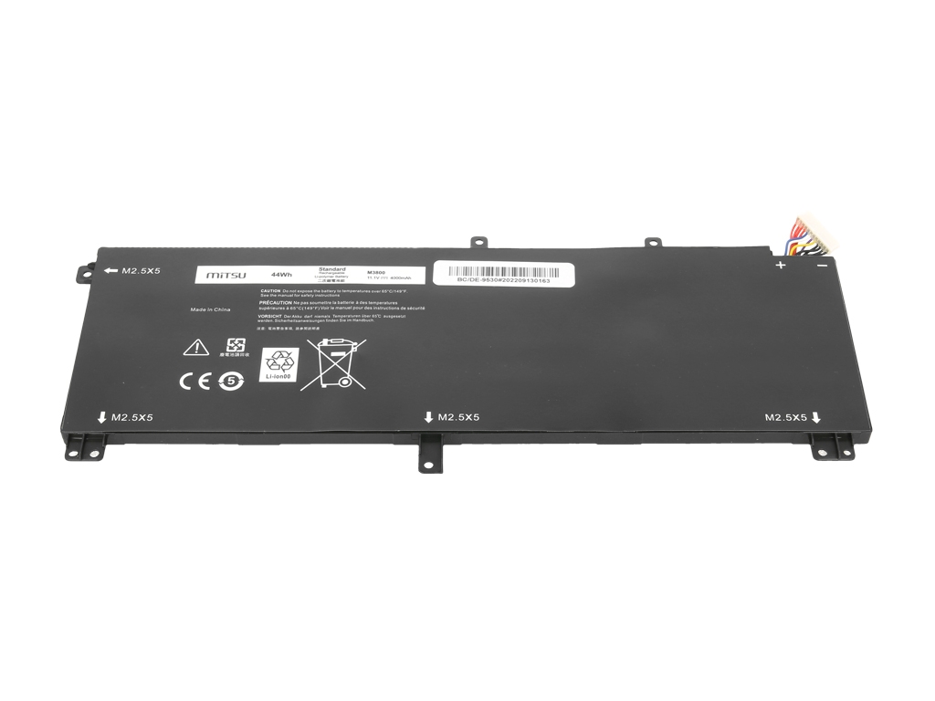 Bateria Mitsu de Alta Capacidade para Portátil Dell XPS 15 (9530) e Precision M3800 - 4000mAh - Image 2