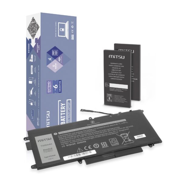 Bateria Mitsu para Dell Latitude E5289 (7300mAh)
