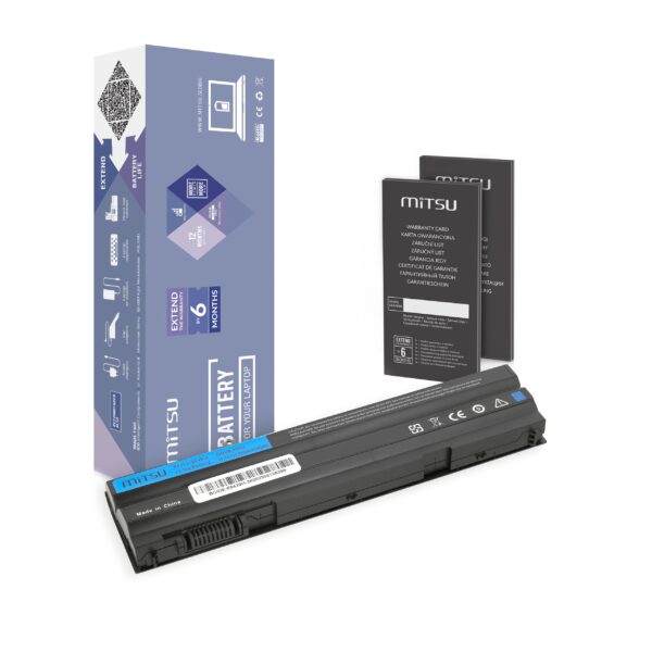 Bateria Mitsu de Alta Capacidade 6600mAh para Portátil Dell Latitude E6420