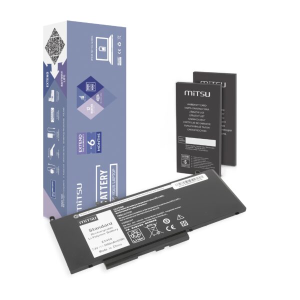 Bateria Mitsu para Dell Latitude E5450, E5550 - 7.4V