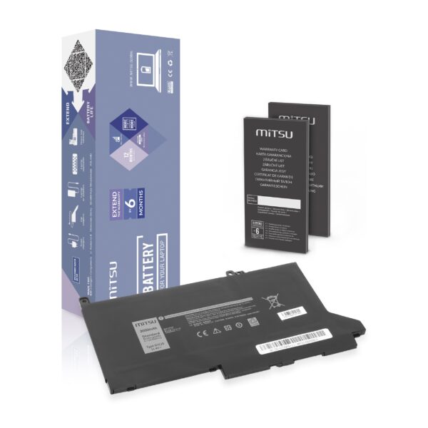Bateria Mitsu para Dell Latitude 7390, 7490 - 11.4V (3000mAh)