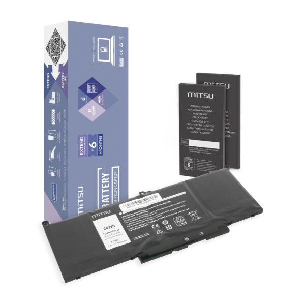 Bateria Mitsu para Dell Latitude 7390, 7490 (5800 mAh)