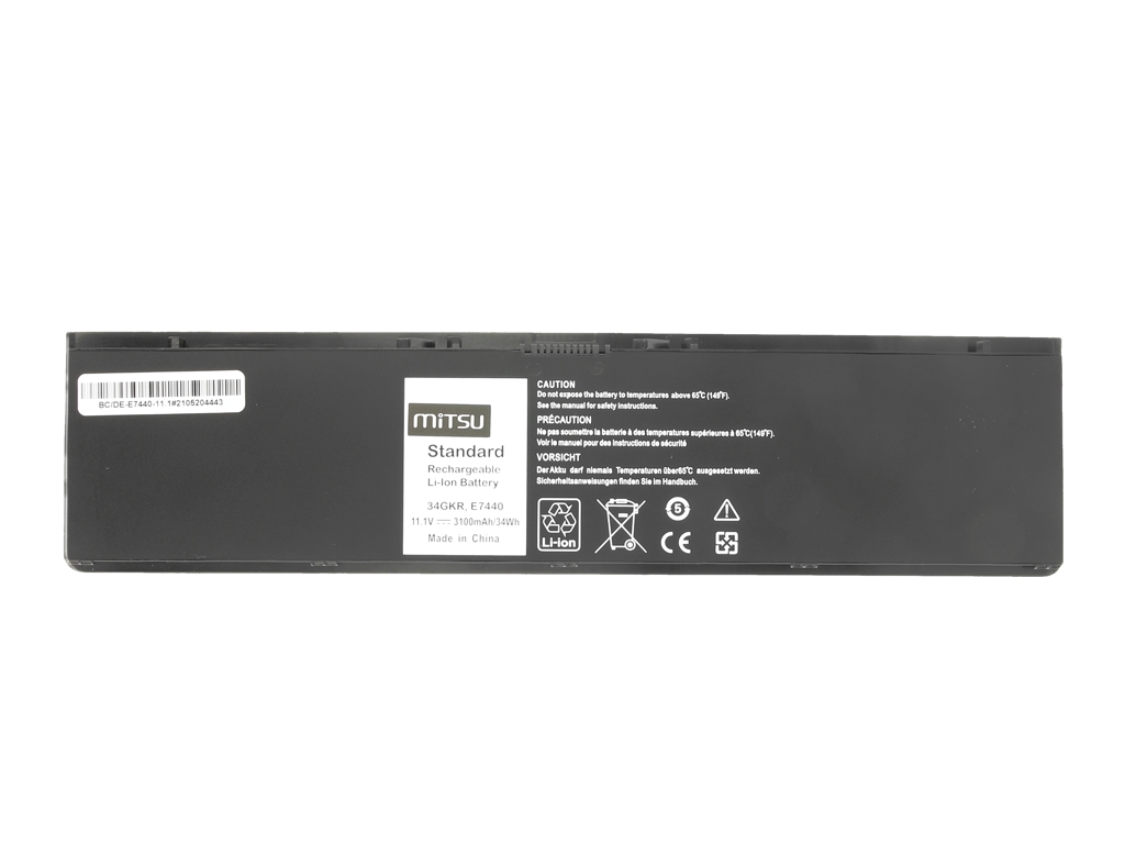 Bateria Mitsu para Dell Latitude E7440, 11.1V 34GKR - Image 3