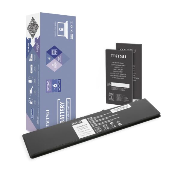 Bateria Mitsu de Alta Capacidade para Portátil Dell Latitude E7440 - 6700mAh 7.7V