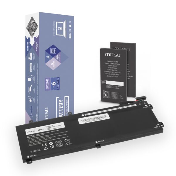 Bateria Mitsu para Dell XPS 15 (9550) - H5H20