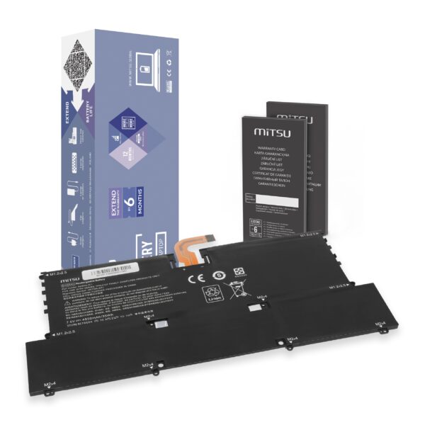 Bateria Mitsu de Alta Capacidade para Portátil HP Spectre 13 Series - 4550 mAh (35 Wh)