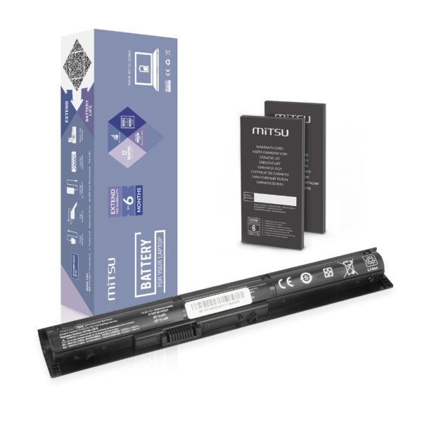 Bateria Mitsu de Alta Capacidade para Portátil HP ProBook 450/455/470 G3 Series - 2200mAh, 14.8V