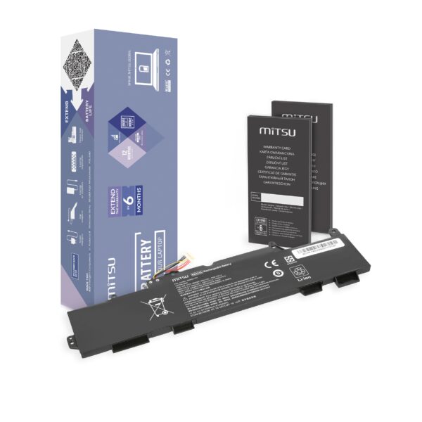 Bateria Mitsu para HP EliteBook 735 G5, 745 G5, 840 G5, SS03XL