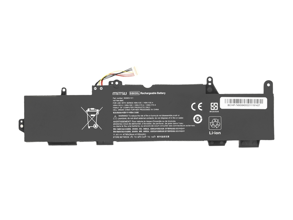 Bateria Mitsu para HP EliteBook 735 G5, 745 G5, 840 G5, SS03XL - Image 4