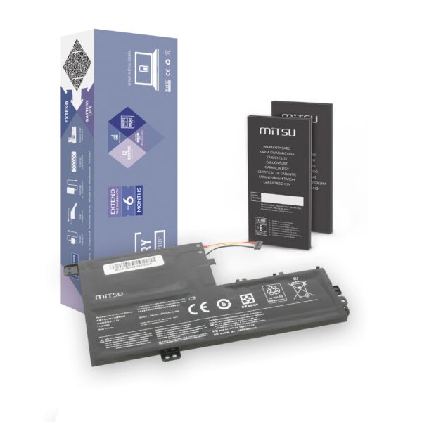 Bateria Mitsu para Portátil Lenovo IdeaPad 320S, Yoga 520, Flex 4 1470 - 11.25V 3600mAh (41Wh)
