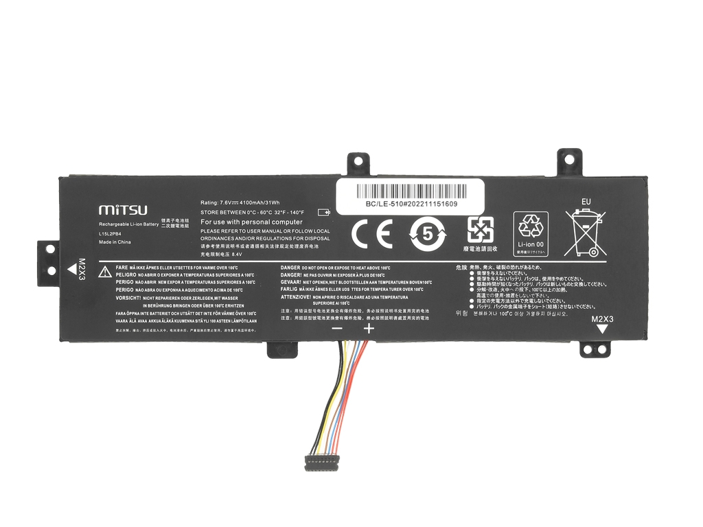 Bateria Mitsu de Alta Capacidade para Portátil Lenovo IdeaPad 310-15 e 510-15 Series - Image 4