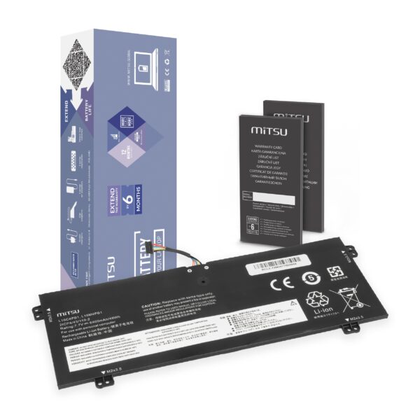 Bateria Mitsu para Lenovo Yoga 720-13IKB, 730-13IKB